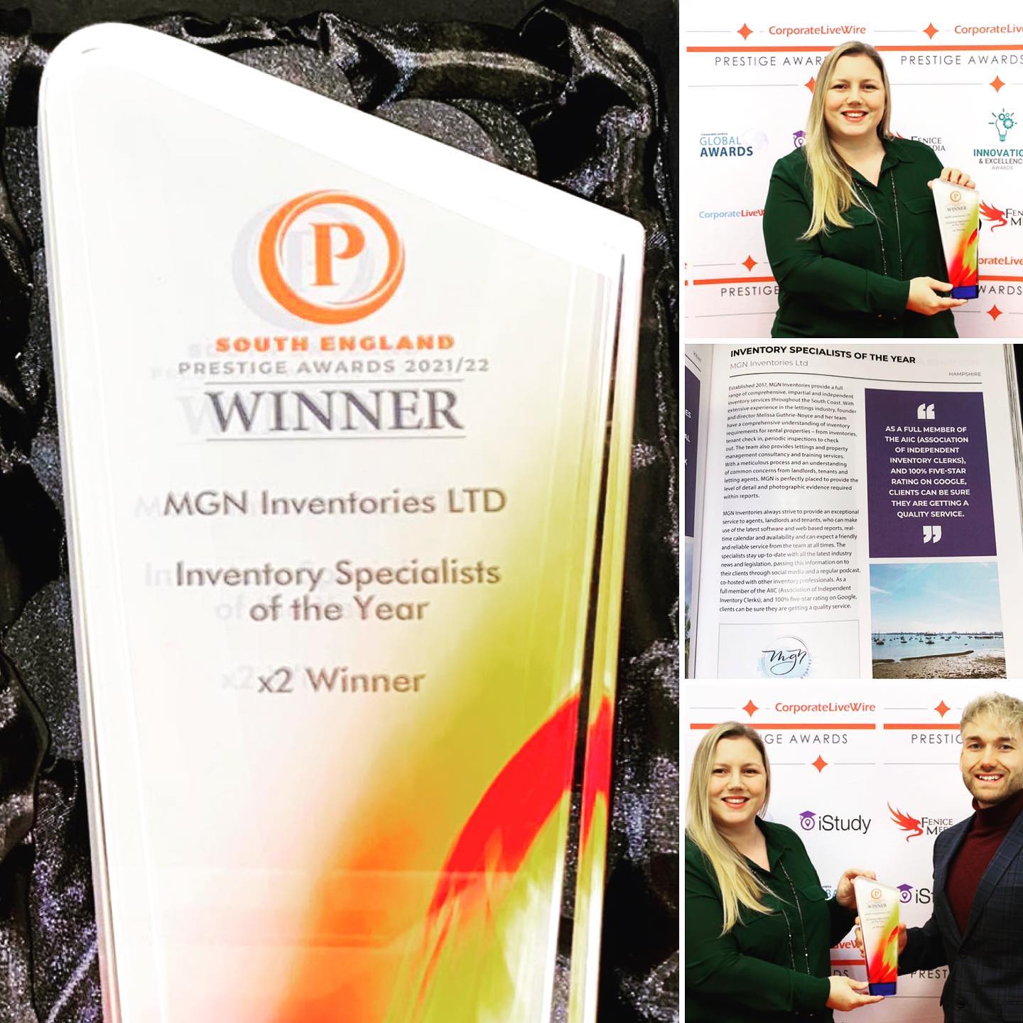 Prestige Inventory Specialist of the Year: MGN Inventories LTD 2021